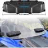 imageSAUTVS 2PCS UTV Windshield Vents Self Install Kit Windscreen Ventilation Defrost Defog for Hard Coated Polycarbonate Windshield Compatible with CanAmPolarisKawasakiHondaYamaha Accessories