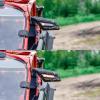 imageSAUTVS Adjustable Folding Side View Mirrors with Turn Signal Lights ampamp Metal Light Bar Brackets ampamp Metal Custom Door Handles for CanAm Maverick X3