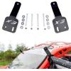 imageSAUTVS Adjustable Folding Side View Mirrors with Turn Signal Lights ampamp Metal Light Bar Brackets ampamp Metal Custom Door Handles for CanAm Maverick X3