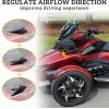 imageSAUTVS Adjustable Side Air Deflectors for Can Am Spyder RT 2025 Side Windshields Wind Deflectors Wings Windscreens for CanAm Spyder RT 20202025 Accessories 2PCS Replace 219401040