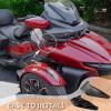 imageSAUTVS Adjustable Side Air Deflectors for Can Am Spyder RT 2025 Side Windshields Wind Deflectors Wings Windscreens for CanAm Spyder RT 20202025 Accessories 2PCS Replace 219401040