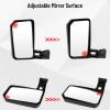 imageSAUTVS Adjustable Side Mirrors for CanAm Defender Wider Convex Side Rearview Mirrors for CanAm Defender HD5 HD7 HD8 HD9 HD10 20162025 Accessories 2PCS Replace 715008100