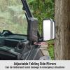 imageSAUTVS Adjustable Side Mirrors for CanAm Defender Wider Convex Side Rearview Mirrors for CanAm Defender HD5 HD7 HD8 HD9 HD10 20162025 Accessories 2PCS Replace 715008100
