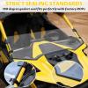 imageSAUTVS Clear Front Half Windshield for CanAm Maverick R Lightly Dustproof Durable Poly Half Windscreen for Can Am Maverick R MAX X RS 2024 Models Accessories