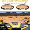 imageSAUTVS Clear Front Half Windshield for CanAm Maverick R Lightly Dustproof Durable Poly Half Windscreen for Can Am Maverick R MAX X RS 2024 Models Accessories