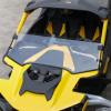 imageSAUTVS Clear Front Half Windshield for CanAm Maverick R Lightly Dustproof Durable Poly Half Windscreen for Can Am Maverick R MAX X RS 2024 Models Accessories