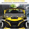 imageSAUTVS Clear Front Half Windshield for CanAm Maverick R Lightly Dustproof Durable Poly Half Windscreen for Can Am Maverick R MAX X RS 2024 Models Accessories