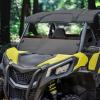 imageSAUTVS Dark Tinted Front Half Windshield for CanAm Trail Sprot Commander Tinted Dustproof Durable Front half Windscreen for Can Am Trail Sport 20182025  Commander 20212025 Accessories