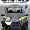 imageSAUTVS Dark Tinted Front Half Windshield for CanAm Trail Sprot Commander Tinted Dustproof Durable Front half Windscreen for Can Am Trail Sport 20182025  Commander 20212025 Accessories