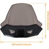 imageSAUTVS Dark Tinted Front Windshield for CanAm Ryker Adjustable Front Tinted Dustproof Durable Clear Hard Coated Wind shield for Can Am Ryker 600 900 Rally All Models Accessories Replace 219401032