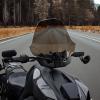 imageSAUTVS Dark Tinted Wider Adventure Adjustable Windshield for Ryker XXL Front Tinted Dustproof Durable Hard Coated Windshield for Can Am Ryker All Models Accessories Replace 219401032