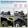 imageSAUTVS Electronic Device Holder for CanAm Outlander 500 650 800 1000 L MAX Smart Phone Tablet GPS Holder Mount with Storage Box for Can Am Outlander 500 650 800 1000 L MAX Accessories 715004919