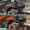 imageSAUTVS Fender Flare Rear Extensions for Maverick Trail Sport Waterproof Extended Mud Flaps Kit for Can Am Maverick Trail Sport Accessories 4PCS Replace 715004404