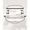imageSAUTVS Flip Up Windshield Compatible with CanAm Maverick X3 XDS XRS Max Turbo R RR 20172025 Clear 15quot Hard Coated Poly Front Flip Windscreen Accessories Can be Closed Vented or Fully Open
