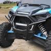 imageSAUTVS Front Bumper for Polaris RZR 1000 XP  XP4Turbo 20192023 Heavy Duty Front Low Profile Bumper Brush Guard Accessories Replace 2884019458