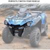 imageSAUTVS Front Fascia for CanAm Outlander 450 570 Black Combination Front Facia Kit Front Brush Guard Bumper for CanAm Outlander 450 500 570 L MAX 20152024 Accessories Replace 705009334