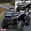 imageSAUTVS Front Fascia for CanAm Outlander 500 700 PRO 20232025 Black Combination Front Brush Guard Bumper Replace 705013201