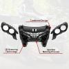 imageSAUTVS Front Fascia for CanAm Outlander 650 850 1000 Black Combination Front Facia Kit Front Brush Guard Bumper for Can Am Outlander 570 650 800 850 1000 20122022 Accessories Replace 705012822