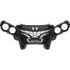 imageSAUTVS Front Fascia for CanAm Outlander 650 850 1000 Black Combination Front Facia Kit Front Brush Guard Bumper for Can Am Outlander 570 650 800 850 1000 20122022 Accessories Replace 705012822