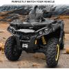 imageSAUTVS Front Fascia for CanAm Outlander 650 850 1000 Black Combination Front Facia Kit Front Brush Guard Bumper for Can Am Outlander 570 650 800 850 1000 20122022 Accessories Replace 705012822