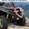imageSAUTVS Front Fascia for CanAm Outlander 650 850 1000 Black Combination Front Facia Kit Front Brush Guard Bumper for Can Am Outlander 570 650 800 850 1000 20122022 Accessories Replace 705012822
