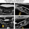 imageSAUTVS Front Fascia for CanAm Outlander 650 850 1000 Black Combination Front Facia Kit Front Brush Guard Bumper for Can Am Outlander 570 650 800 850 1000 20122022 Accessories Replace 705012822