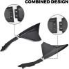 imageSAUTVS Front Fenders Kit for CanAm Maverick X3 MAX 20172025 All Models  Black Accessories 2PCS 705012456 705012457