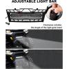 imageSAUTVS Front Mesh Grille with LED Light for CanAm Defender Front Bumper Mesh Grill with Adjustable LED Light Bar for CanAm Defender MAX HD5 HD7 HD8 HD9 HD10 20202025 Accessories