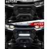 imageSAUTVS Front Mesh Grille with LED Light for CanAm Defender Front Bumper Mesh Grill with Adjustable LED Light Bar for CanAm Defender MAX HD5 HD7 HD8 HD9 HD10 20202025 Accessories