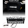 imageSAUTVS Front Mesh Grille with LED Light for CanAm Defender Front Bumper Mesh Grill with Adjustable LED Light Bar for CanAm Defender MAX HD5 HD7 HD8 HD9 HD10 20202025 Accessories