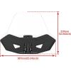imageSAUTVS Front Windshield for CanAm Ryker Adjustable Front Translucent Clear Hard Coated Wind shield for Can Am Ryker 600 900 Sport ampamp Rally Edition All Models Accessories 1PC Replace 219401032