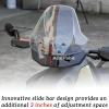 imageSAUTVS Front Windshield for CanAm Ryker Adjustable Front Translucent Clear Hard Coated Wind shield for Can Am Ryker 600 900 Sport ampamp Rally Edition All Models Accessories 1PC Replace 219401032