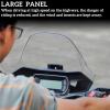 imageSAUTVS Front Windshield for CanAm Ryker Adjustable Front Translucent Clear Hard Coated Wind shield for Can Am Ryker 600 900 Sport ampamp Rally Edition All Models Accessories 1PC Replace 219401032