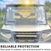 imageSAUTVS Full Windshield for Polaris Ranger XP 1000 Crew Diesel XP 900 20172025 Accessories Clear Dustproof Durable Hard Coat Poly Vented Full Windshield Replace 2883266