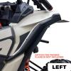 imageSAUTVS Left ampamp Right Fender Deflector for CanAm X3 MAX Black Plastic Rear Fender Deflector Kit for Can Am Maverick X3 XDS XRS MAX Turbo R 20172025 Accessories 2PCS Replace 705009511 705009512