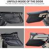 imageSAUTVS Lower Doors Kit for CanAm X3 Max Lower Door Inserts Panels with Builtin Metal Frame for Can Am Maverick X3 Max RS DS 20172025 Accessories 4 Doors Front ampamp Rear