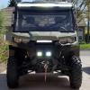 imageSAUTVS Mesh Grille with LED Light Bar for CanAm DefenderDefender MAX HD5 HD8 HD10 20162019  Front Bumper Grill Accessories 1PCS