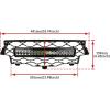 imageSAUTVS Mesh Grille with LED Light Bar for CanAm DefenderDefender MAX HD5 HD8 HD10 20162019  Front Bumper Grill Accessories 1PCS