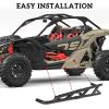 imageSAUTVS Nerf Bars Rock Sliders for Can Am X3 Turbo R RR 1725 Combined Side Bumper Protector Guard Side Steps Nerf Bars Tree Kickers for CanAm Maverick X3 Turbo R RR 20172025 Accessories 2 Seaters