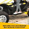 imageSAUTVS Nerf Bars Rock Sliders for CanAm Maverick R Combined Side Bumper Protector Guard Side Steps Nerf Bars Tree Kickers for Can Am Maverick R X RS 2024 Accessories2 Seaters Replace 715007170