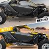 imageSAUTVS Nerf Bars Rock Sliders for CanAm Maverick R Combined Side Bumper Protector Guard Side Steps Nerf Bars Tree Kickers for Can Am Maverick R X RS 2024 Accessories2 Seaters Replace 715007170