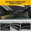 imageSAUTVS Nerf Bars Rock Sliders for CanAm Maverick R Combined Side Bumper Protector Guard Side Steps Nerf Bars Tree Kickers for Can Am Maverick R X RS 2024 Accessories2 Seaters Replace 715007170