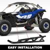 imageSAUTVS Nerf Bars Rock Sliders for CanAm Maverick X3 Combined Side Bumper Protector Guard Side Steps Nerf Bars Tree Kickers for CanAm Maverick X3 Turbo R RR 20172025 Accessories 2 Seaters