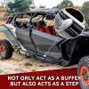 imageSAUTVS Nerf Bars Rock Sliders for CanAm Maverick X3 MAX Combined Side Bumper Protector Guard Side Steps Nerf Bars Tree Kickers for CanAm Maverick X3 MAX 20172025 Accessories  4 Seaters