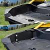 imageSAUTVS One Pair Aluminum Bed Side Doors Kit Storage Guards Rear Bed Box Cover Panels for CanAm Maverick R MAX X RS 2024 Models Accessories Replace OEM 715009154
