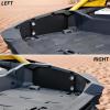 imageSAUTVS One Pair Aluminum Bed Side Doors Kit Storage Guards Rear Bed Box Cover Panels for CanAm Maverick R MAX X RS 2024 Models Accessories Replace OEM 715009154