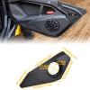 imageSAUTVS One Pair Door Speaker Pods for CanAm Maverick R  Waterproof Dustproof Front Panels Enclosures Holder for Can Am Maverick R MAX X RS 2024 Models Accessories