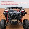 imageSAUTVS Rear Bumper for CanAm X3 Combined Heavy Duty Black Rear Brush Guard Protector Rear PreRunner Bumper for Can Am Maverick X3 Max Turbo R 20172025 Accessories Replace 715002880715003436