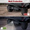 imageSAUTVS Rear Bumper with LED Accent Light for CanAm Defender Heavy Duty Combined Rear Brush Guard with Light for Can Am Defender HD5 HD8 HD10 Max 20162025 Accessories