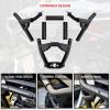 imageSAUTVS Rear PreRunner Bumper for CanAm Maverick R Combined Black Rear Brush Guard Protector Heavy Duty Rear Bumper for Can Am Maverick R MAX X RS 2024 Models Accessories Replace 715007172